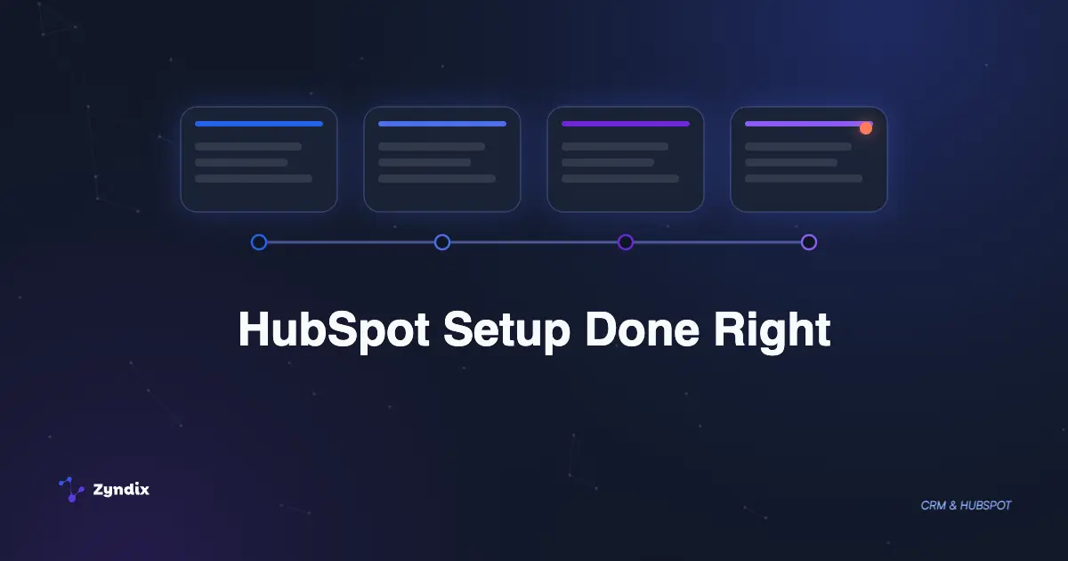 HubSpot CRM diegimas ir automatizacija — kaip atrodo tikra pardavimų sistema
